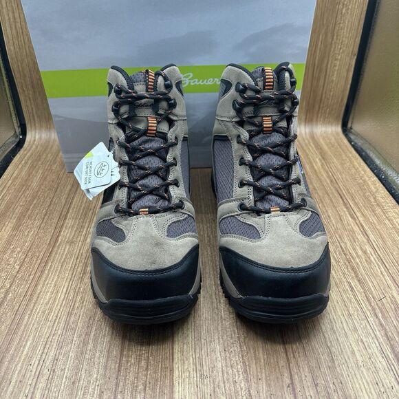 Eddie Bauer Lincoln Rock WATERPROOF HIKING color Bungee cord Men size 12 M Boots - Picture 4 of 9